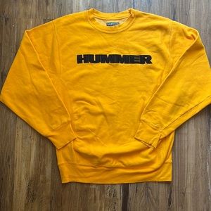 Vintage Y2K hummer chunky crew neck